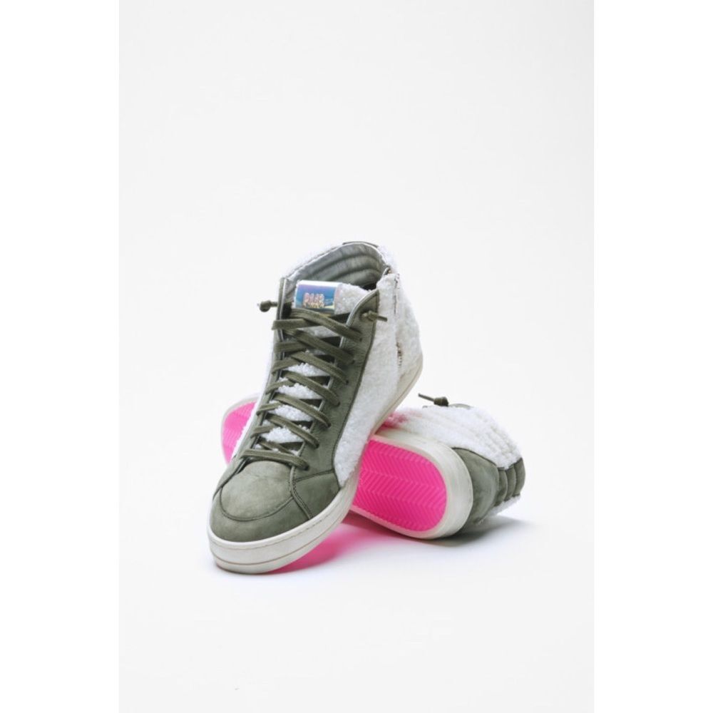 Anthropologie x P448 Skate High-Top Nubuck Sherpa Sneakers $325 Sz 40 - Picture 7 of 15